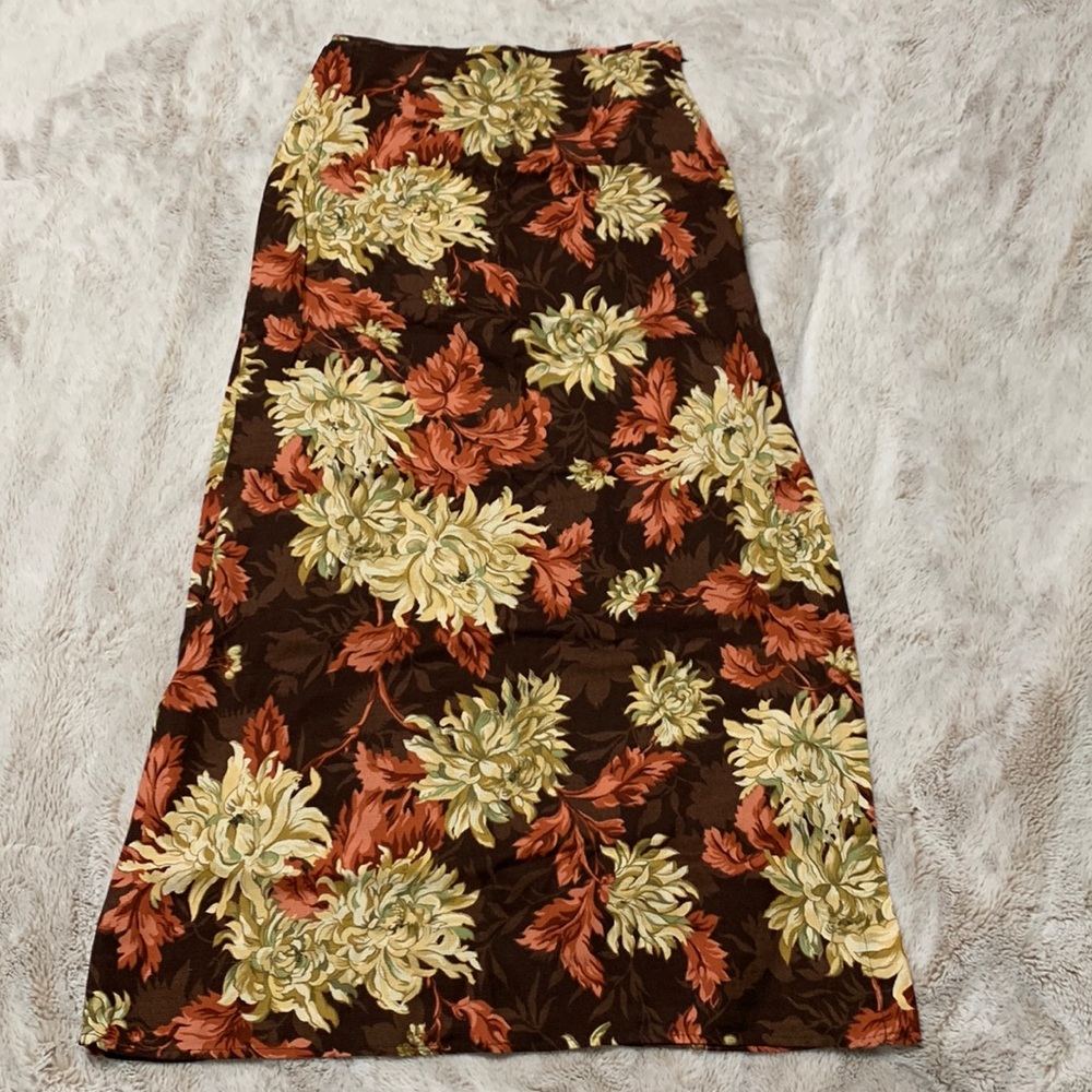 Carole Little floral skirt